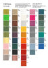 Colour card, Poppana, fabric, bias binding