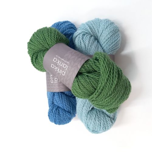 Pirkka-lanka paksu, wool yarn 3,5/2, skein 100 g