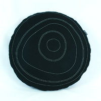 Pallograniitti-tyyny musta