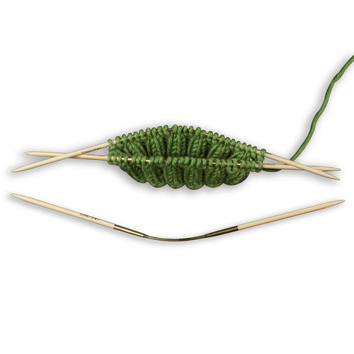 Addi, flexible double-pointed knitting needles, bamboo