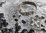 Ylöjärvi-korusarja riippuvat kaksiosaiset korvakorut, hopea